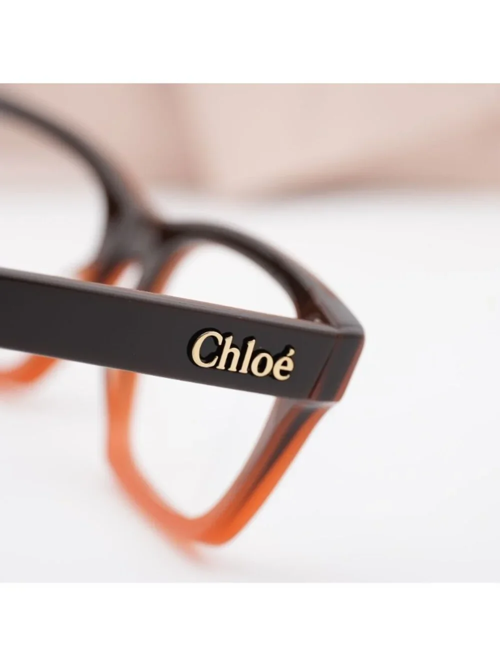 Chloe CH0242O 008 Square Eyeglasses 53mm - Brown